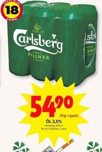 ICA Kvantum öl 3,5% erbjuda