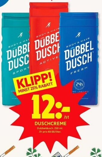 ICA Kvantum Duschcreme erbjuda
