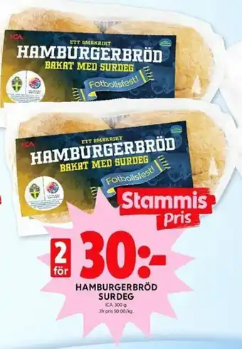 Hamburgerbröd surdeg