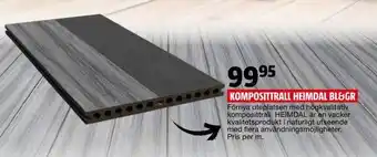 Bauhaus Komposittrall heimdal bl&gr erbjuda