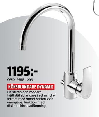 Bauhaus Köksblandare dynamic erbjuda