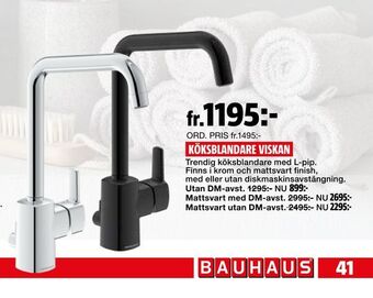 Bauhaus Köksblandare viskan erbjuda