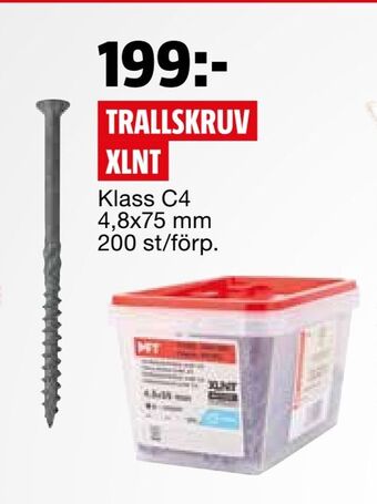 Bauhaus Trallskruv xlnt erbjuda