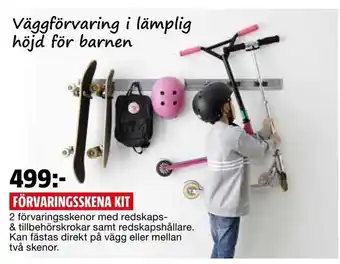 Bauhaus Förvaringsskena kit erbjuda