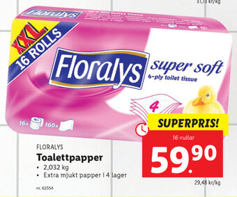 Lidl Toalettpapper erbjuda