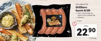 Lidl Grillkorv bacon & lök erbjuda