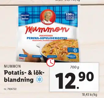 Lidl Potatis- & lökblandning erbjuda