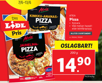 Lidl Pizza erbjuda