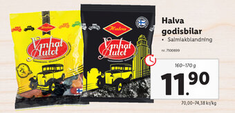 Lidl Halva godisbilar erbjuda