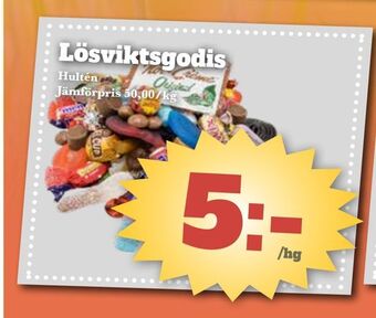 Bonum Matmarknad Lösviktsgodis erbjuda