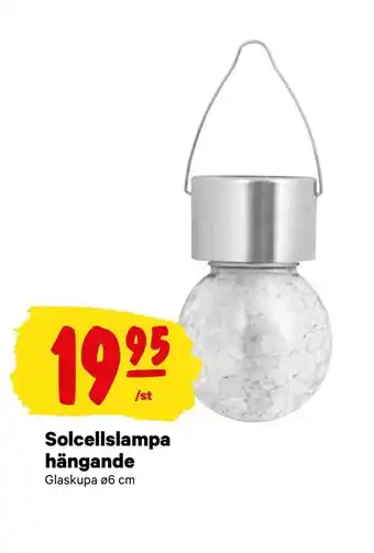 City Gross Solcellslampa hängande erbjuda