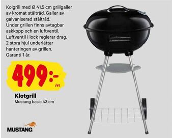 City Gross Klotgrill erbjuda