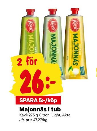 City Gross Majonnäs i tub erbjuda