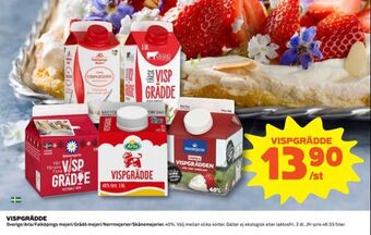 Coop Daglivs Vispgrädde erbjuda