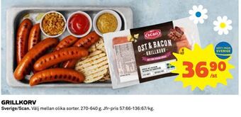 Coop Daglivs Grillkorv erbjuda