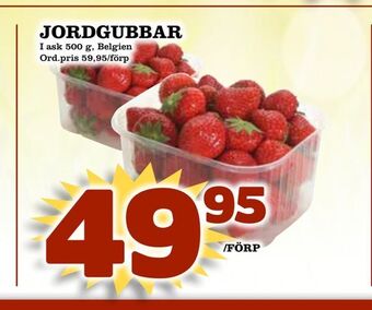 Din Mat Jordgubbar erbjuda