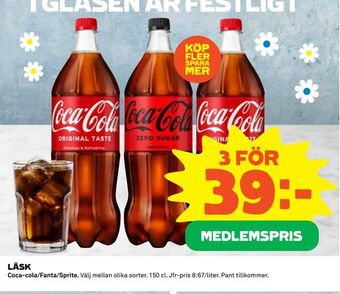 Coop Daglivs Läsk erbjuda