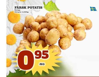 Din Mat Färsk potatis erbjuda