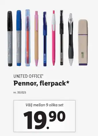 Lidl Pennor flerpack erbjuda