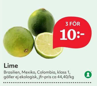 Hemköp Lime erbjuda