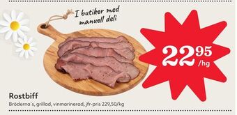 Hemköp Rostbiff erbjuda