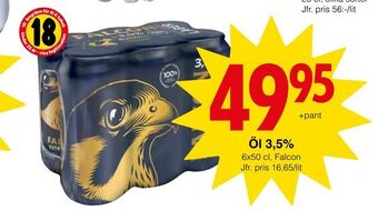 Matöppet Öl 3,5% erbjuda