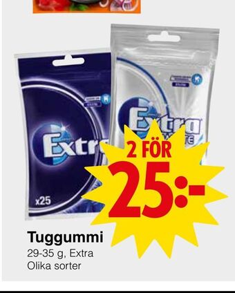 Matöppet Tuggummi erbjuda