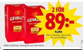 Matöppet Kaffe erbjuda
