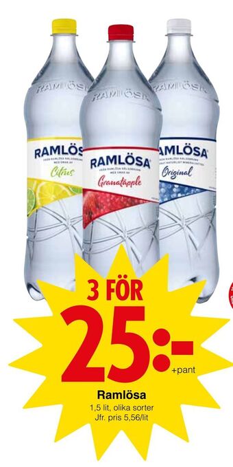 Matöppet Ramlösa erbjuda