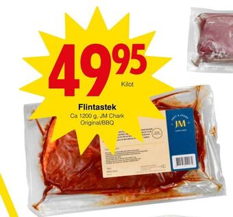 Matöppet Flintastek erbjuda