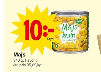 Matöppet Majs erbjuda