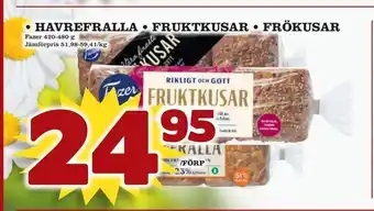 minmatbutik Havrefralla • fruktkusar • frökusar erbjuda