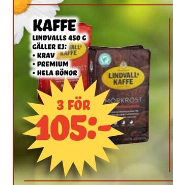 Nelins kaffe erbjuda