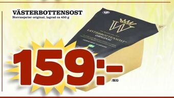 Nelins Västerbottensost erbjuda