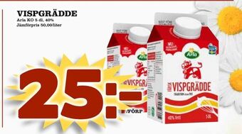 Prisma Mat Vispgrädde erbjuda