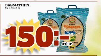 Prisma Mat Basmatiris erbjuda