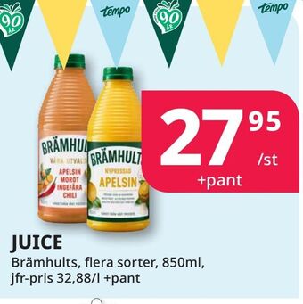Tempo Juice erbjuda