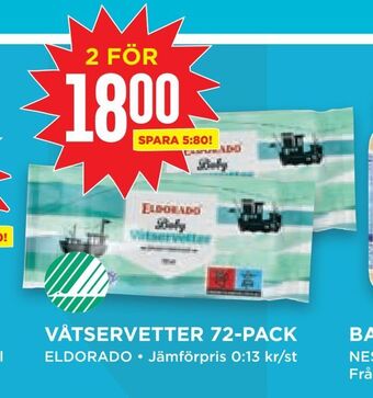 Willys Hemma Våtservetter 72-pack erbjuda