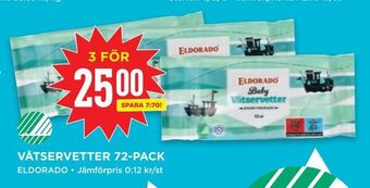 Willys Hemma Våtservetter 72-pack erbjuda