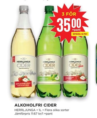 Willys Hemma Alkoholfri cider erbjuda