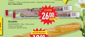 Willys Hemma Ölkorv erbjuda