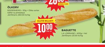 Willys Hemma Baguette erbjuda