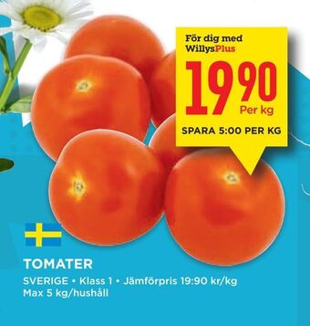 Willys Hemma Tomater erbjuda