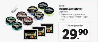 Lidl Fiskelina/Lysstavar erbjuda