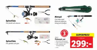 Fiskespö, Set