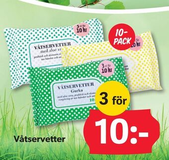 DollarStore Våtservetter erbjuda