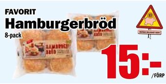 Matdax Hamburgerbröd erbjuda