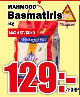 Matdax Basmatiris erbjuda