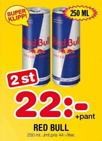 Nya Pulsen Red bull erbjuda