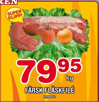 Nya Pulsen Färsk fläskfilé erbjuda